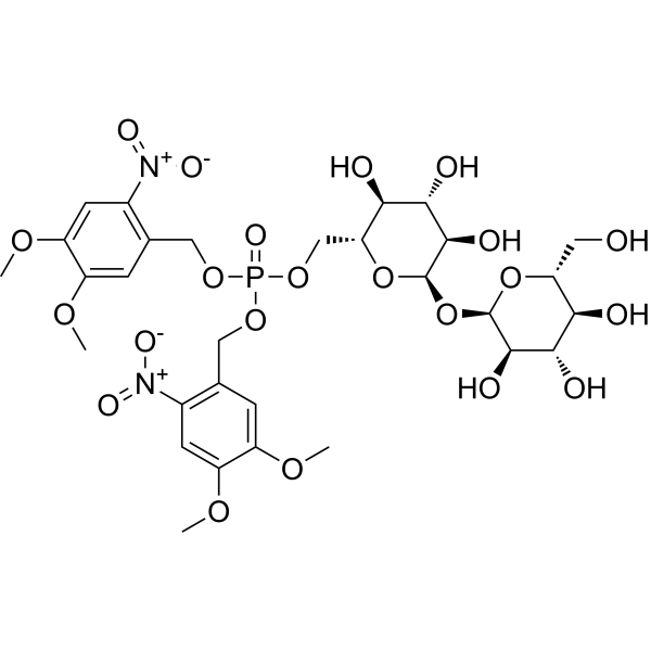 6-O-Bis-(4,5-dimethoxy-2-nitrobenzyloxyphosphoryl)-D-trehalose 1404341-58-7